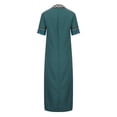 thumbnail image 5 of TIMIFIS Robe Longue Décontractée Sans Manches pour Femmes, Robe Maxi Fendue, Robe d'Invité de Mariage, Robe d'Été Florale, Robe de Plage Décontractée, Robe T-Shirt Décontractée, 5 of 5