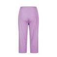 thumbnail image 6 of SYMOID Womens Capris Petite Leggings Stretch Casual with Pockets Pants for Women Ladies Pink 2XL Capris Comfortable Capri Pants for Women, 6 of 7