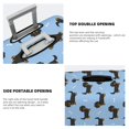 thumbnail image 3 of Fotbe Dachshund Dog Funda Protectora para Equipaje, Antirrayones y Resistente a la Suciedad, Compatible con Maletas de 18 a 32 Pulgadas-Small, 3 of 7