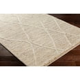 thumbnail image 3 of Hauteloom JoJo Wool Living Room, Bedroom Area Rug - Beige, Brown - 2' x 3', 3 of 8