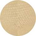 thumbnail image 1 of Ahgly Company Machine Washable Indoor Round Transitional Metallic Gold Area Rugs, 4' Round, 1 of 7