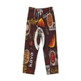 thumbnail image 4 of Goofa A Cup Of Black Coffee On A Saucer Printed Soft Pajama Pants for Men, Wide Leg Comfy Casual Lounge Yoga Pants-Large, 4 of 9
