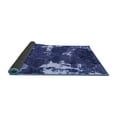 thumbnail image 2 of Ahgly Company Indoor Square Abstract Blue Modern Area Rugs, 8' Square, 2 of 4