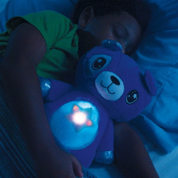 Peluche douce sommeil LED veilleuse peluche animaux peluches avec musique  star projecteur lampe bébé jouets enfants cadeaux | Peluche animaux peluches