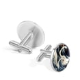 thumbnail image 3 of Swan Sophisticated Cufflink Set for Elegant Attire Made of Stainless Steel for Formal Wear and Business Meetings, 3 of 6
