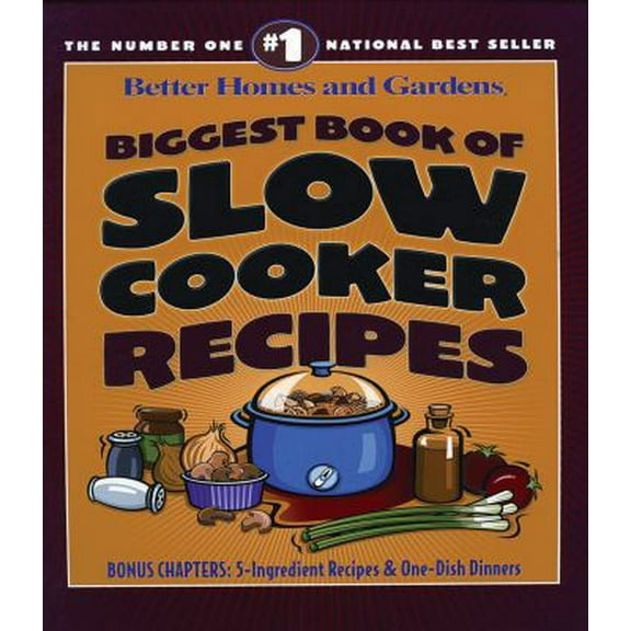 Pre-Owned Biggest Book of Slow Cooker Recipes (Plastic Comb) 0696218356 9780696218354