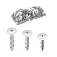 thumbnail image 1 of White Screws Wood White Sheet Metal Screw Thread Truss Head Fast Self Tapping White Pan Cabinet Screws, 1 of 5
