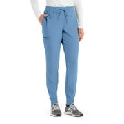 Barco One Women's BOP513 3 Pocket Jogger Scrub Pant-Ciel Blue-XX-Large