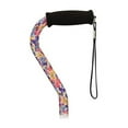 thumbnail image 3 of NOVA Medical Products NOVA Sugarcane, Walking Cane with All Terrain Rubber Quad Tip Base and Carrying Strap, Butterfly Symphony Design, 3 of 4