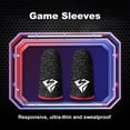 thumbnail image 2 of Inteprter 10 piezas de fundas para dedos para juegos de teléfonos móviles, guantes antideslizantes sensibles a prueba de sudor, fundas de fibra Videojuegos y accesorios Rojo Tipo 2, 2 of 6