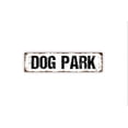 thumbnail image 1 of Letrero de metal rústico para puerta o calle con nombre para perro, para parque de juegos, para cachorro, perro, K9, tamaño de placa: 4 x 16 pulgadas, 1 of 4
