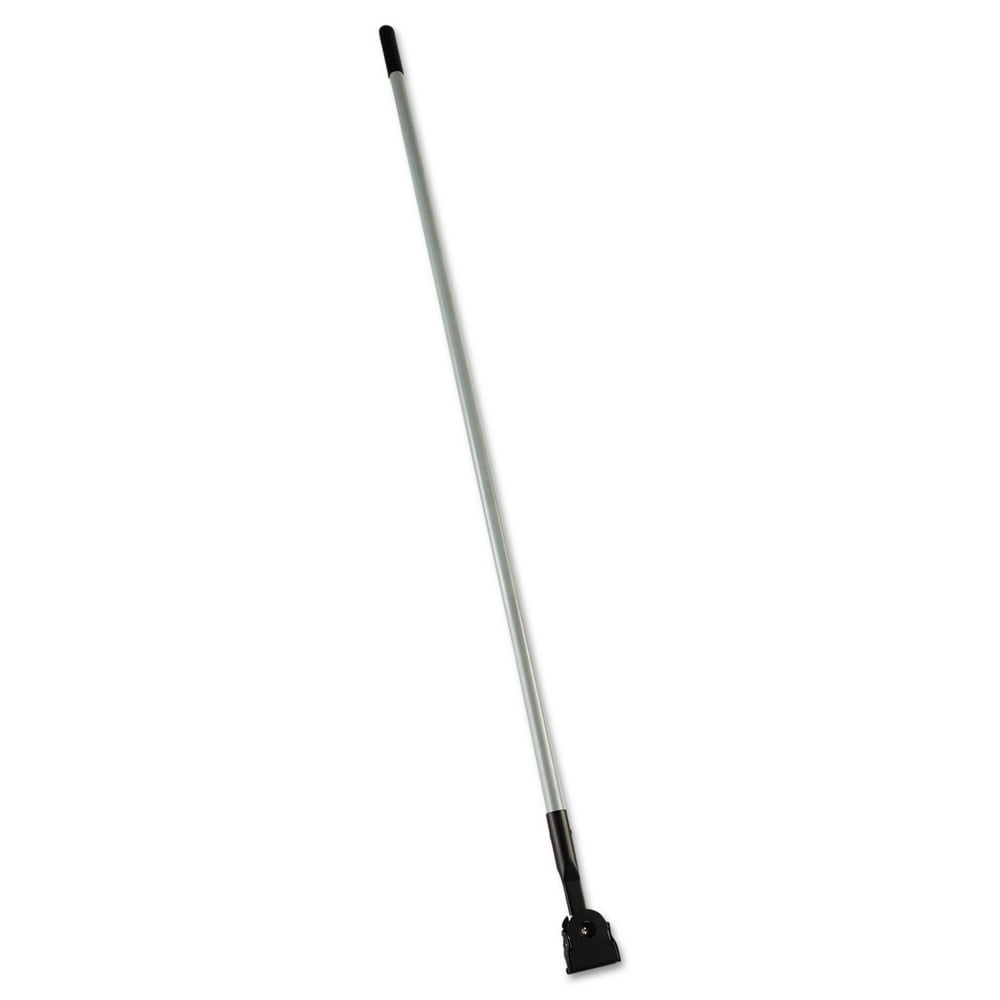 Rubbermaid Snapon Fiberglass Dust Mop Handle, 60", Gray/black