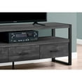 thumbnail image 3 of Monarch Specialties Tv Stand, 60 Inch, Console, Living Room, Bedroom, Black Laminate, 3 of 4