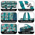 thumbnail image 3 of Teacher Tote Bag,Border Collie Dog and Flower Florals Teacher Utility Tote Bag,Large Work Tote Bags for Women with Multiple Pockets,Top Zipper Closure,13.8x10.6x6.7 Inch, 3 of 5
