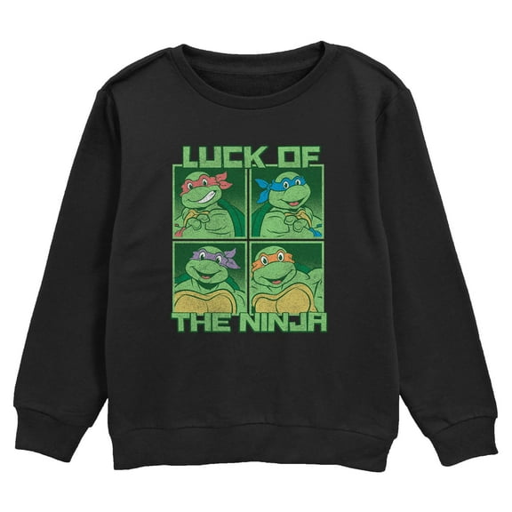 Boy's Teenage Mutant Ninja Turtles Luck Of The Ninja  Sweatshirt