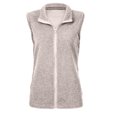 thumbnail image 3 of Heliisoer Veste Zippée pour Femme à Poches, Couleur Unie, Peluche, Sans Manches, Col à Revers, Gilet Ample, 3 of 8