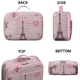 thumbnail image 3 of Paris Insulated Lunch Box Bag for School Reusable Thermal Lunch Carrier for Women Men Meal Containers with Exterior & Interior Pockets Collection, 3 of 6