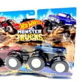 thumbnail image 2 of Hot Wheels Monster Trucks Cliff Starbird Monster Corvette VS Big Foot, 2 of 4