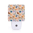 thumbnail image 1 of Fotbe Cute Chickens Luz Nocturna LED, Luz de Noche con Sensor de Luz Natural de Anochecer a Amanecer, Se Enchufa a la Pared, Blanco Cálido 0.5W-EU, 1 of 7