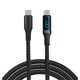 thumbnail image 1 of USB Type C Cable 100W Fast Charging 5A Real Time Power Monitor Braided Design for Multiple Devices, 1 of 4