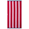 thumbnail image 3 of Better Homes & Gardens Oversized Cotton Blend Cabana Beach Towel, 72" x 38", Red, 3 of 7
