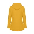 thumbnail image 3 of Chaqueta de esquí impermeable para mujer a prueba de viento, chaqueta de lluvia con capucha para esquí en la nieve, cálida para invierno Amarillo XXXXXL Jinwen Rompevientos, 3 of 4