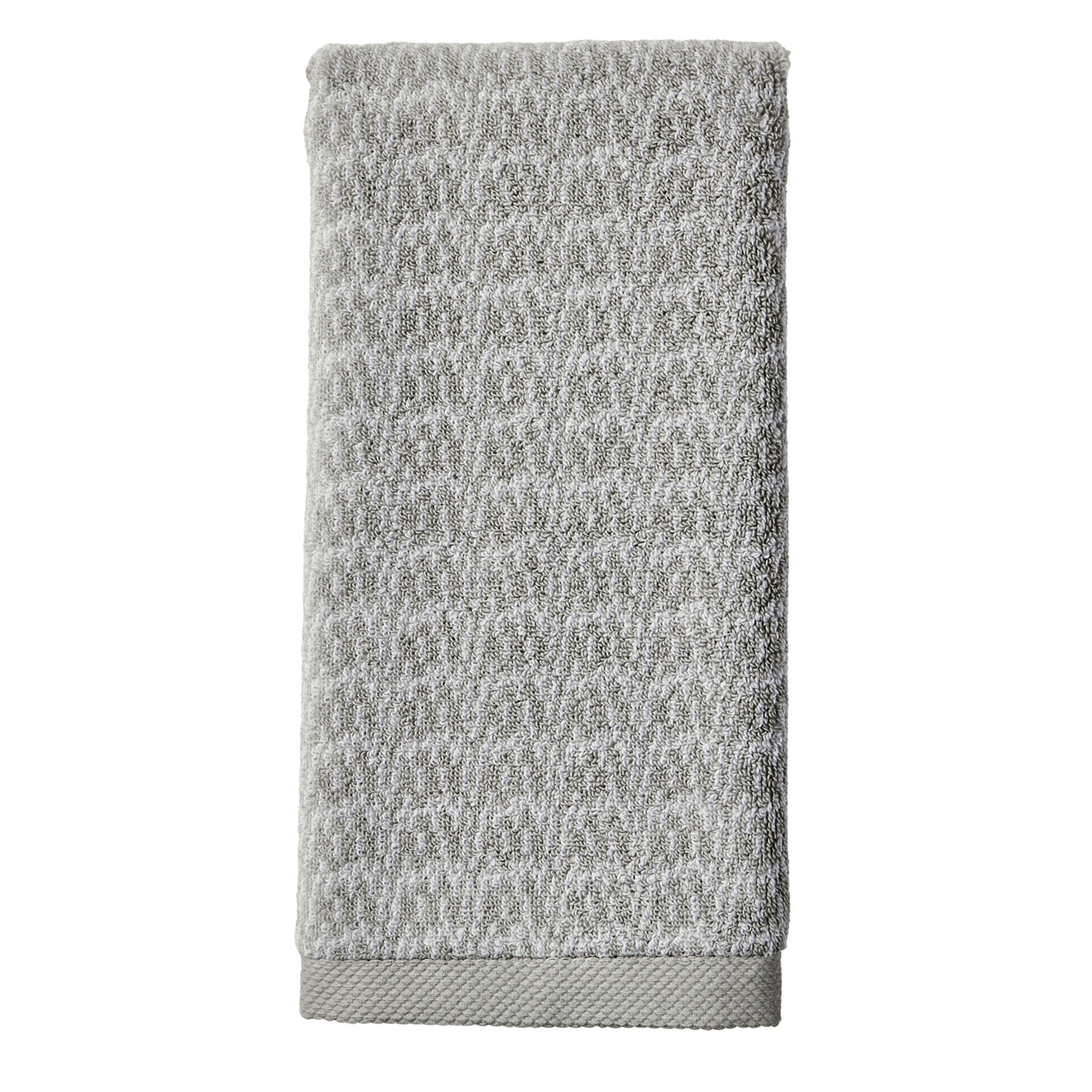 Better Homes & Gardens Signature Soft Cotton Melange 6 Piece Bath Towel Set, Soft Silver
