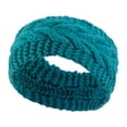 thumbnail image 3 of Diadema de punto elástico, diadema, herramienta de maquillaje, turbante para niñas y adultos Azul Salvador Envolturas de punto para la cabeza, 3 of 10