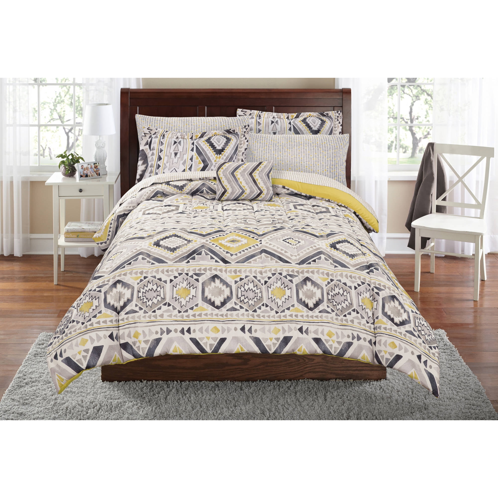 Mainstays Tribal Bed in a Bag Coordinating Bedding Set