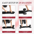 thumbnail image 5 of XBQUSVI Hip Thrust Belt Adjustable Slip-Resistant Padding for Dumbbells Kettlebells Plates Up to 400 LBS, 5 of 5