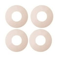 thumbnail image 3 of HEMOTON 4pcs Round Gas Range Protectors Stovetop Gas Stove Mat Oil and Antifouling Cleaning Pad Burner Covers (Beige Inner Diameter 9.5cm Outer Diameter 21.5cm), 3 of 5
