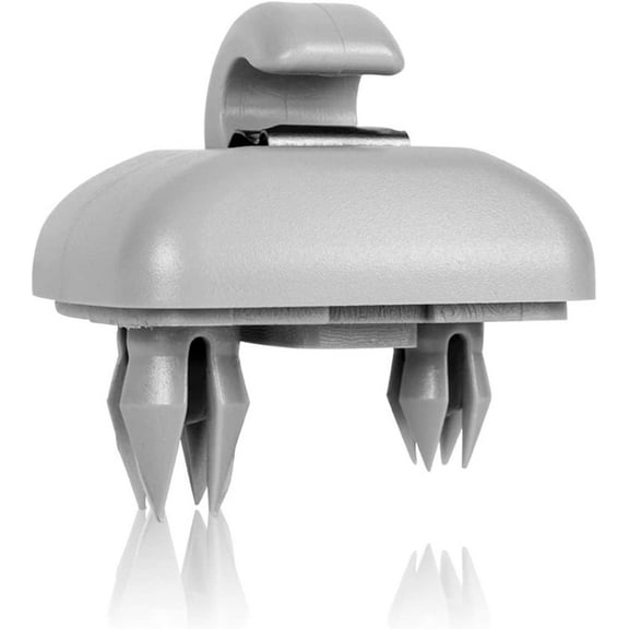 Interior Sun Visor Hook Clip Bracket Grey Compatible with Audi A1 A3 A4 A5 Q3 Q5 S3 S4 S5 TT, OEM: 8E0 857 562, 8U0 857 562A