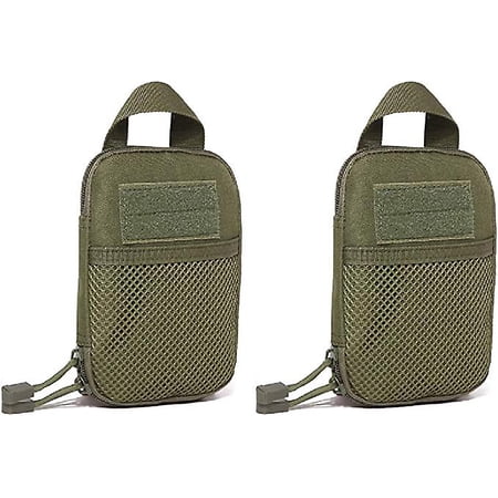 Tactical MOLLE Pouch Bundle - 2 Utility Pouches, 2 Dump Pouches, 2 Water Bottle Pouches