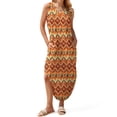 thumbnail image 3 of Fantaslook Summer Maxi Dresses for Women V Neck Tank Dress Vacation Beach Floral Sundresses with Pockets, 3 of 9