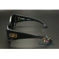 thumbnail image 4 of BALENCIAGA BB0256S 001 Cat Eye Bio Injection Black Grey 56 mm Women's Sunglasses, 4 of 5