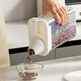 thumbnail image 5 of Linnome Clear Airtight Food Storage Container With Lids Plastic Canisters For Kitchen Pantry Organization And Storage, 5 of 6