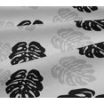 thumbnail image 4 of oneOone Cotton Jersey Black Fabric Monstera Leaves Block Sewing Fabric By The Yard Printed Diy Clothing Sewing Supplies 58 Inch Wide, 4 of 4