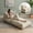 Sofa Bed,Beige, variant on YYuan Folding Sofa Bed with Pillow, Convertible Comfy Couch Bed for Adults Home Lounge, Modern Comfortable Design for Bedroom Living Room, Single,Navy Blue