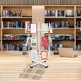 thumbnail image 3 of 3 Tier 24 Pocket 360° Rotating Greeting Card Rack Retail Display Post Card Rack, 3 of 13