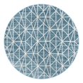 thumbnail image 3 of Unique Loom Matrix Trellis Collection Area Rug - Geometric (8' Round Blue/Light Blue), 3 of 7
