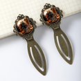 thumbnail image 3 of Halloween Elegant Vintage Copper-Colored Lace Bookmarks - Set of 2, Stainless Steel Reading Accessories for Book Lovers, 3 of 5