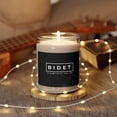 thumbnail image 3 of Scented Soy Candle 9oz Bidet 2024 Fathers Day Funny Gift Political Humor, 3 of 4