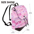 thumbnail image 2 of Fotbe Best Mom ever Mochila Bolso con Estampado para Mujer, Mochila Antirrobo de Nylon Impermeable, Bolsa Ligera de Hombro, 2 of 4