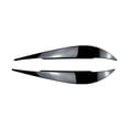 thumbnail image 4 of 2x embellecedor de cejas para párpado de faro delantero reemplaza piezas de repuesto accesorios de coche decoración pegatina de estilo duradera Negro Salvador Dali Cubierta de la tapa del ojo del faro, 4 of 7