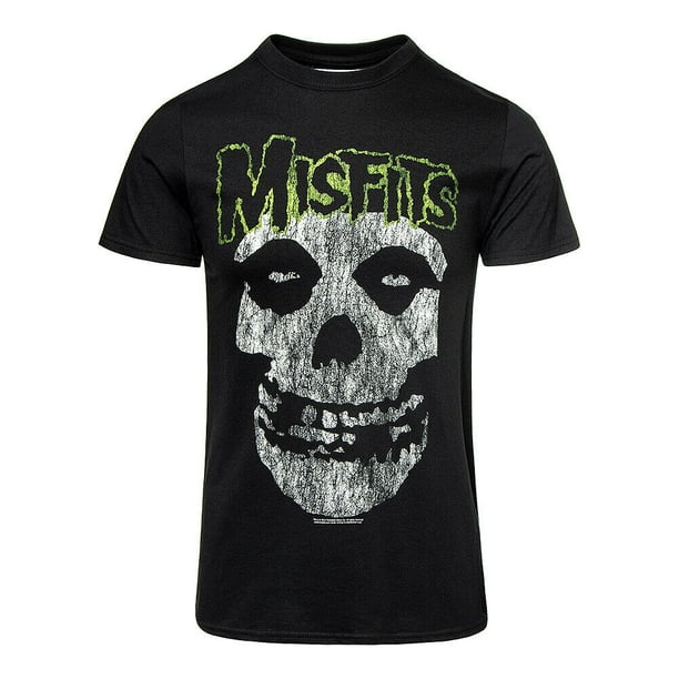 Misfits - Camiseta Vintage de Algodón para Adultos Unisex (Negro)