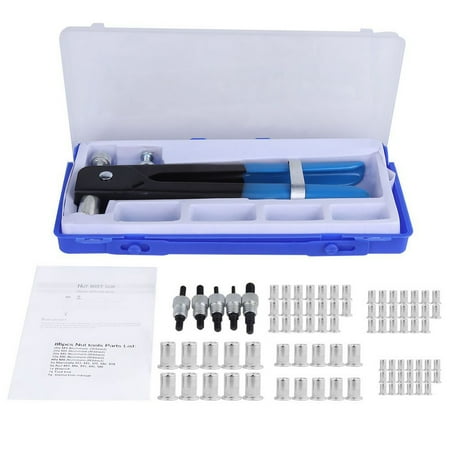 

86pcs/set Hand Tool Manual Riveter Insert Double Handle Household Threaded Nut