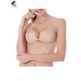 thumbnail image 5 of PULLIMORE Push Up Adhesive Bra Chest Gathered V Neck Silicone Bras Strapless Backless Invisible Bras (Cup A, Skin), 5 of 10
