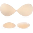 thumbnail image 1 of LAICAIW Soutien-Gorge Adhésif, Soutien-Gorge Auto-Adhésif, Soutien-Gorge Invisible Sans Bretelles Réutilisable en Silicone, Soutiens-Gorge Rehausseur Adhésifs Dos Nu pour Femmes, 1 of 6