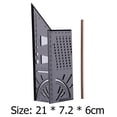 thumbnail image 2 of Carpintería de la carpintería Scribe Mark Lineout Ruler 3D Mitre Angle Midure Square Gauge, 2 of 8