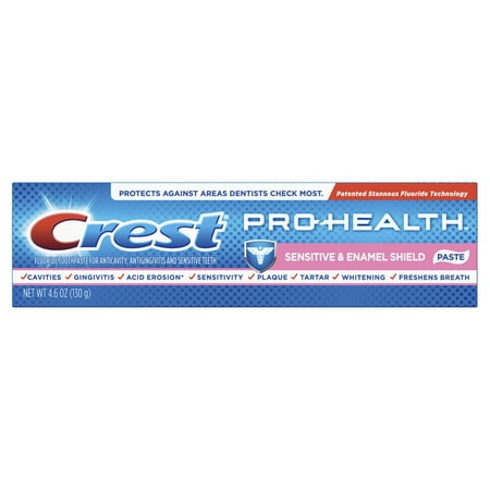 Crest Pro-Health Sensitive & Enamel Shield Toothpaste, 4.6 (Best Toothpaste For Gums And Enamel)